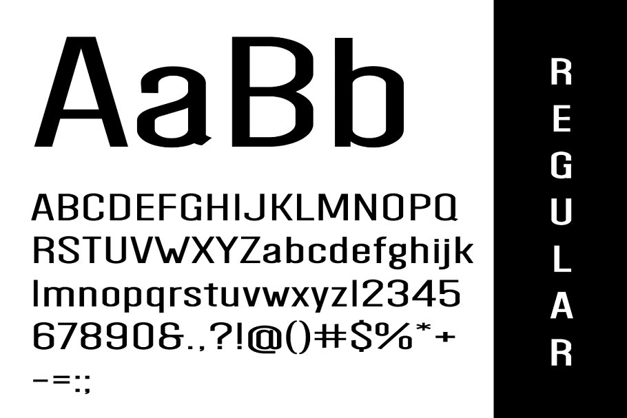 North Bold Font preview